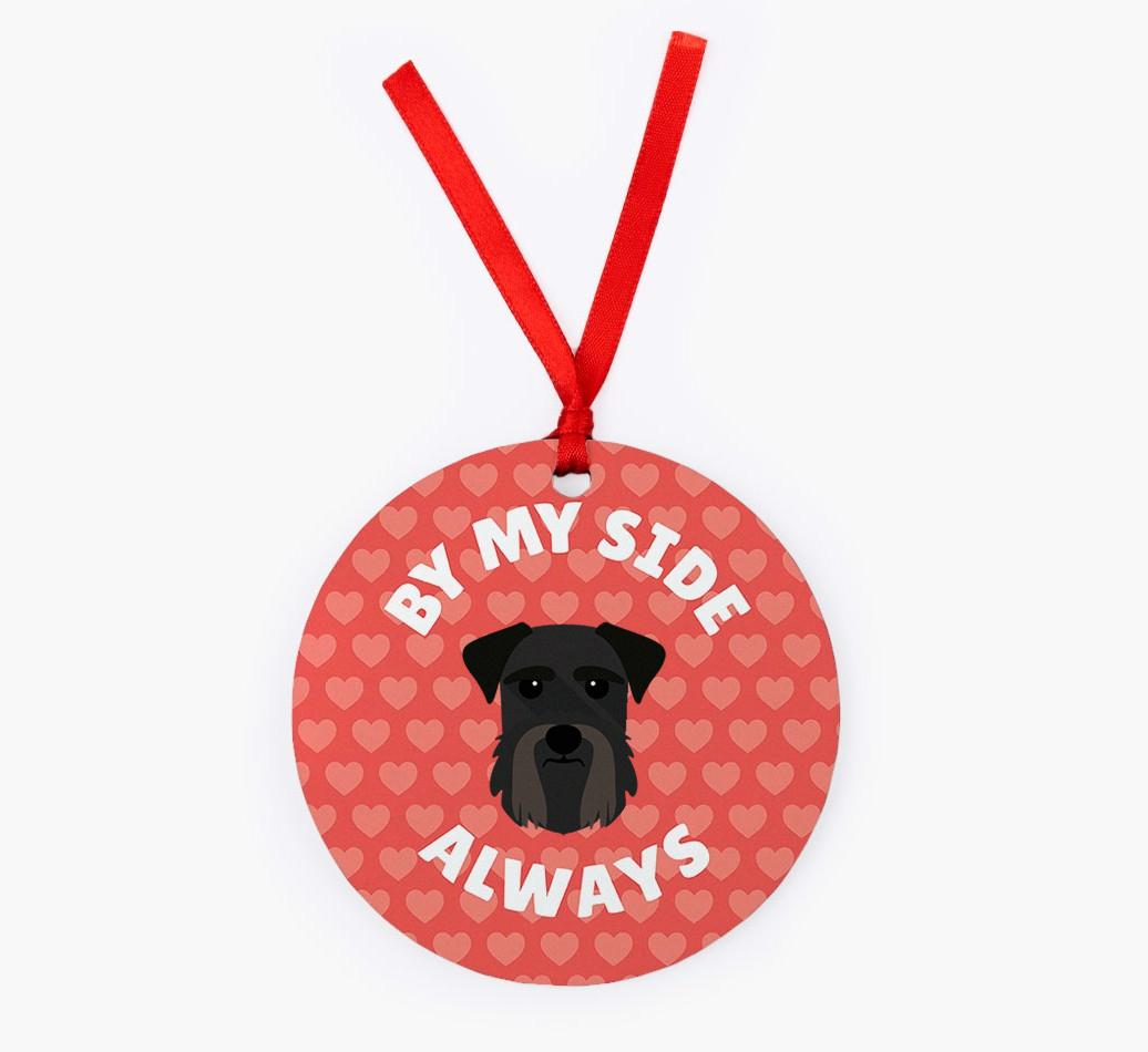 'By My Side Always' - Personalized {breedFullName} Christmas Decoration