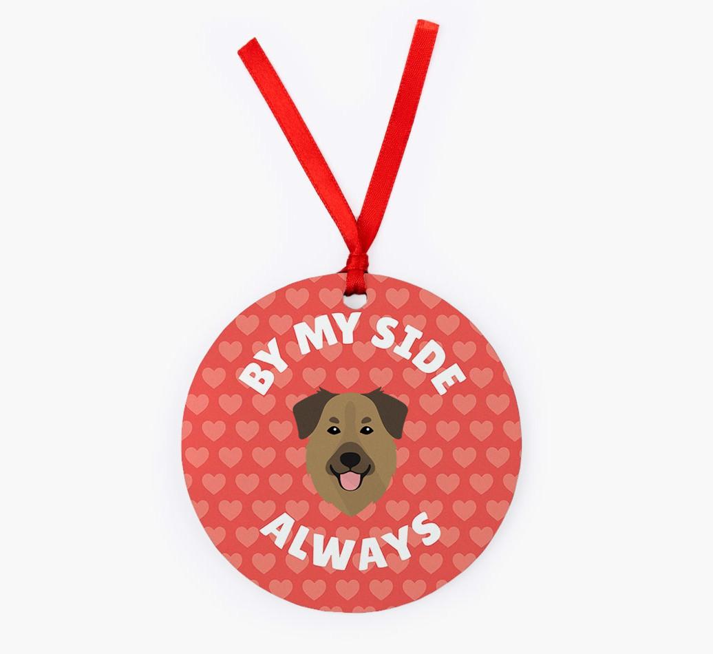 'By My Side Always' - Personalized {breedFullName} Christmas Decoration