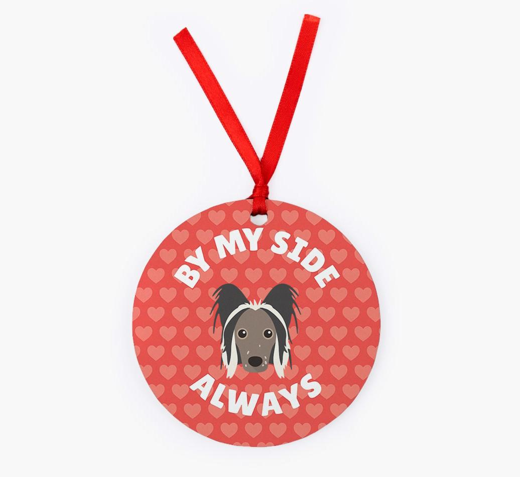 'By My Side Always' - Personalized {breedFullName} Christmas Decoration