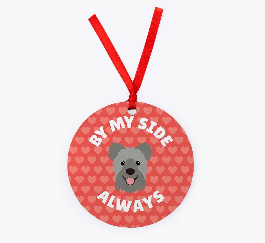 'By My Side Always' - Personalized {breedFullName} Christmas Decoration