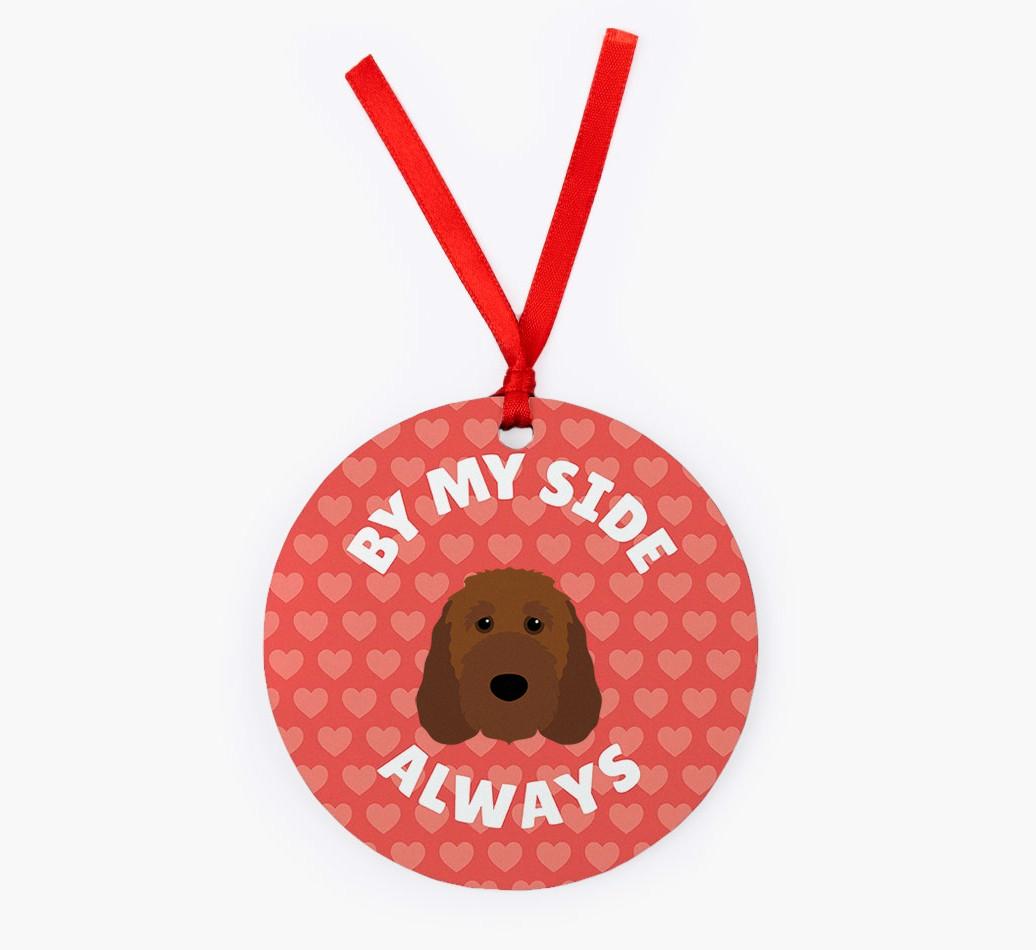 'By My Side Always' - Personalized {breedFullName} Christmas Decoration