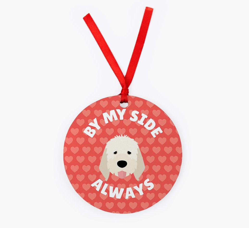 'By My Side Always' - Personalized {breedFullName} Christmas Decoration