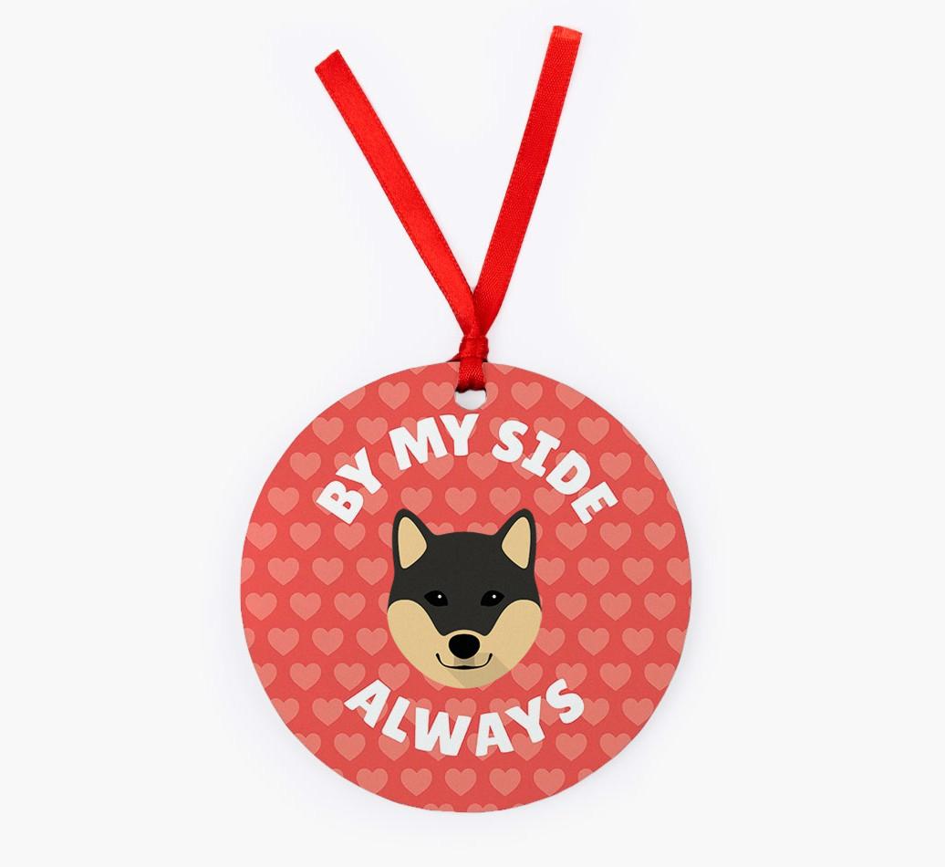 'By My Side Always' - Personalized {breedFullName} Christmas Decoration
