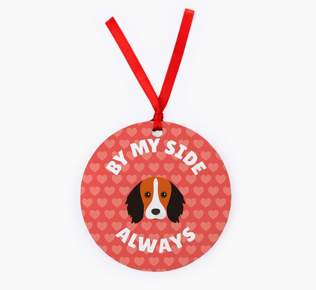 'By My Side Always' - Personalized {breedFullName} Christmas Decoration