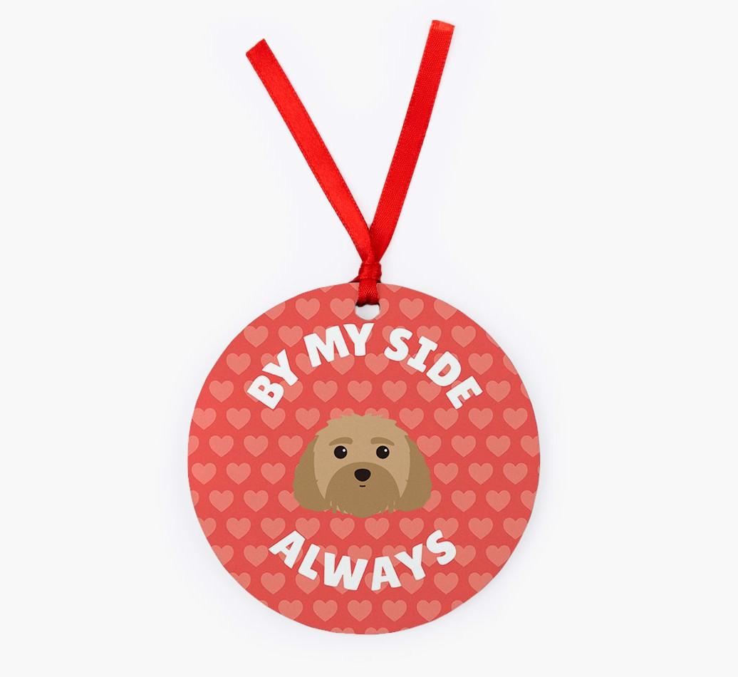 'By My Side Always' - Personalized {breedFullName} Christmas Decoration
