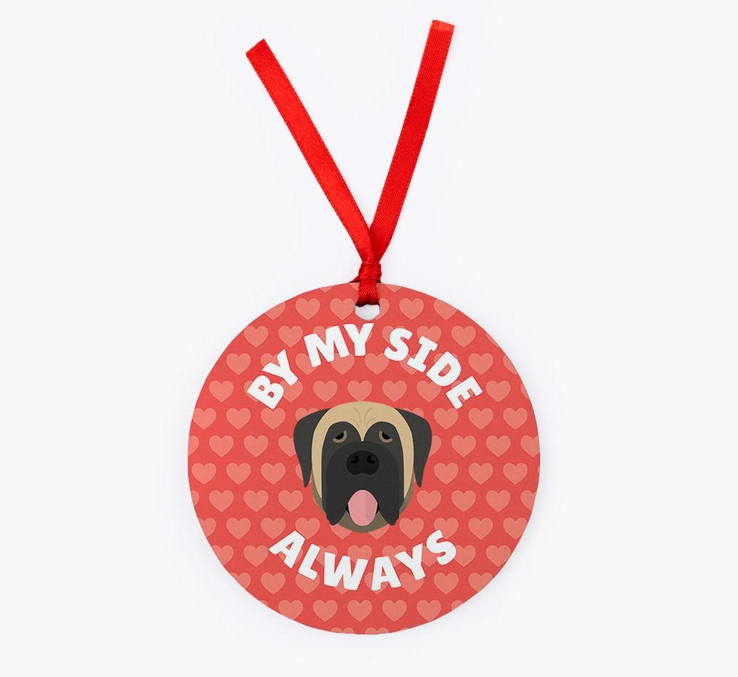 'By My Side Always' - Personalized {breedFullName} Christmas Decoration