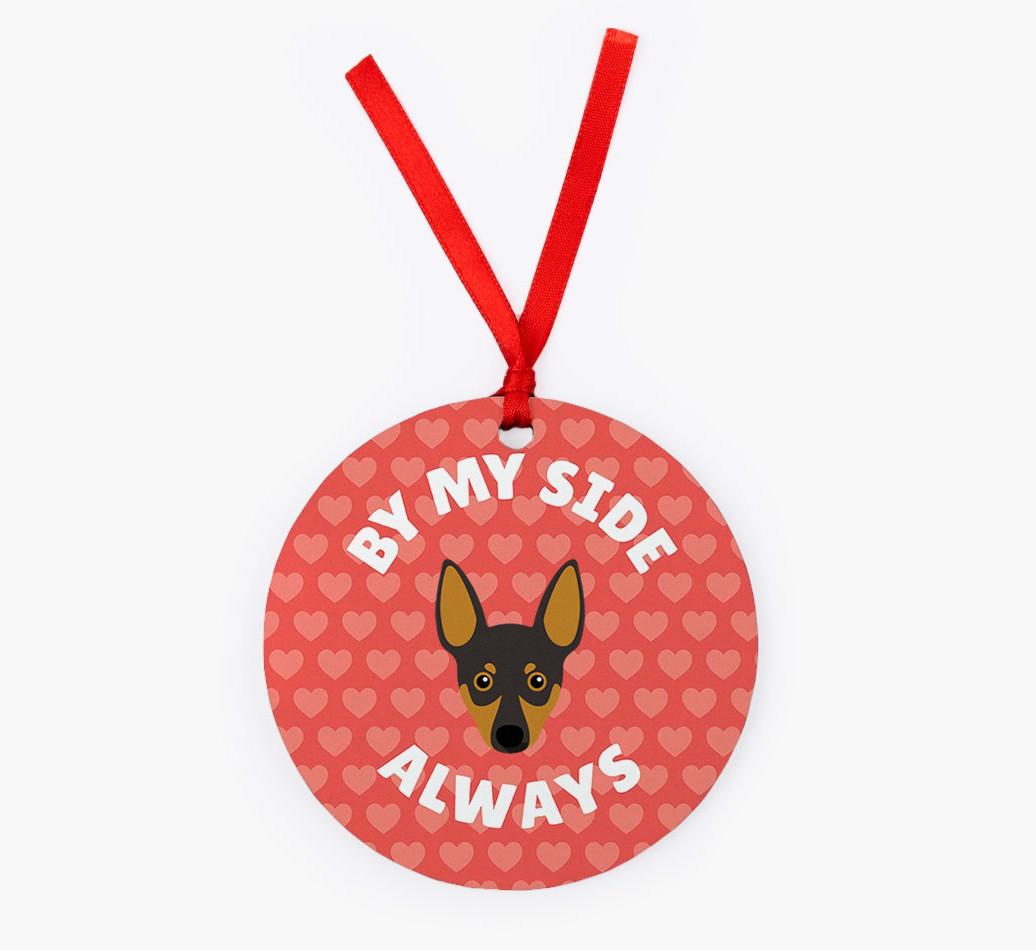'By My Side Always' - Personalized {breedFullName} Christmas Decoration
