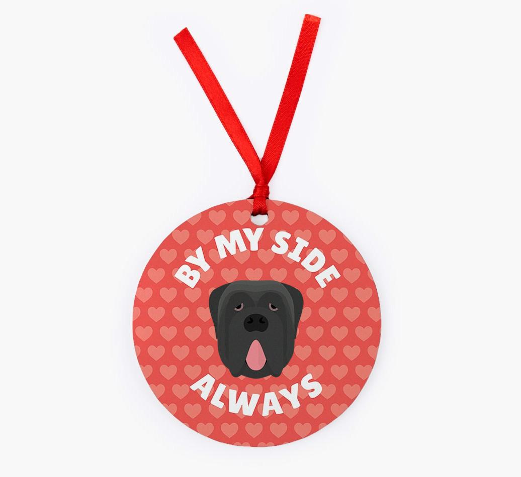 'By My Side Always' - Personalized {breedFullName} Christmas Decoration