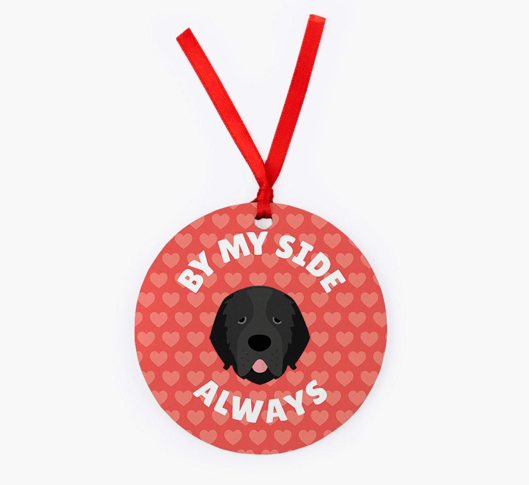 'By My Side Always' - Personalized {breedFullName} Christmas Decoration