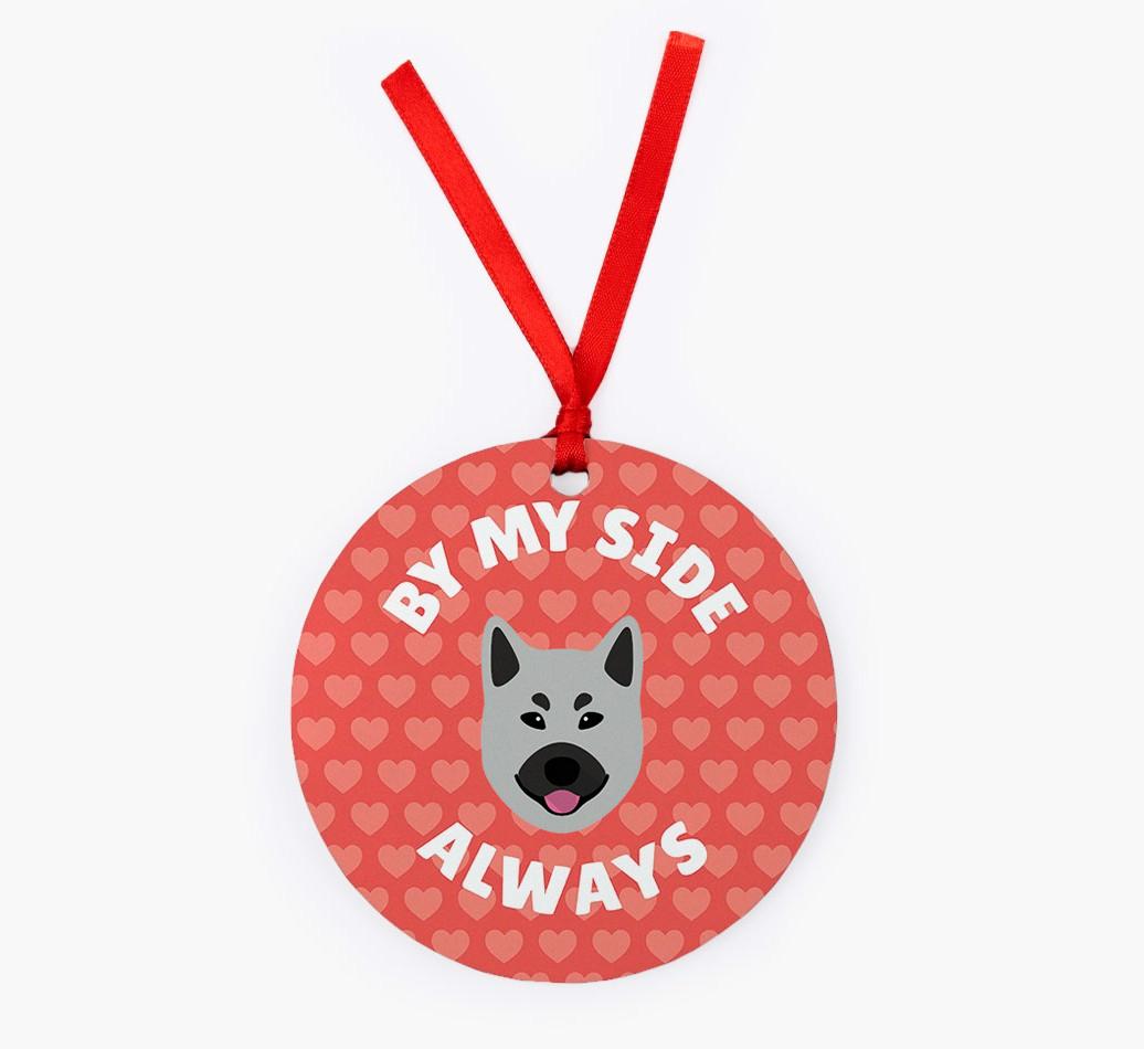 'By My Side Always' - {breedFullName} Christmas Decoration