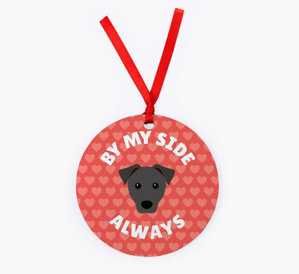 'By My Side Always' - Personalized {breedFullName} Christmas Decoration