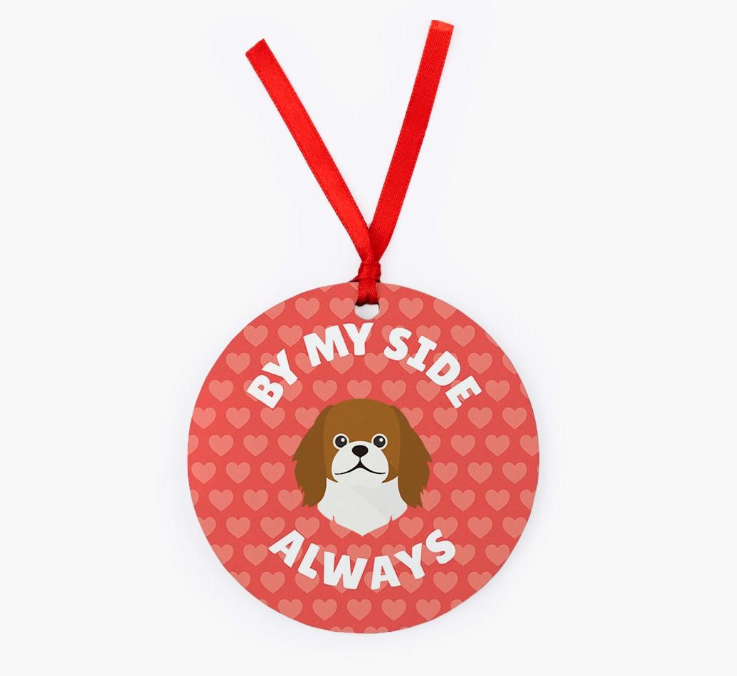 'By My Side Always' - Personalized {breedFullName} Christmas Decoration