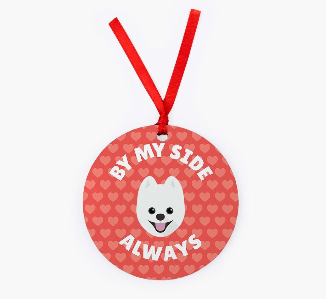 'By My Side Always' - Personalized {breedFullName} Christmas Decoration