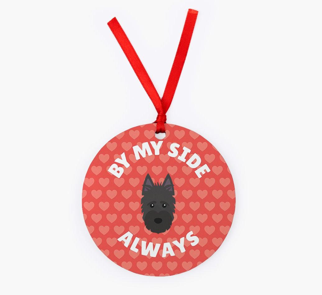 'By My Side Always' - Personalized {breedFullName} Christmas Decoration