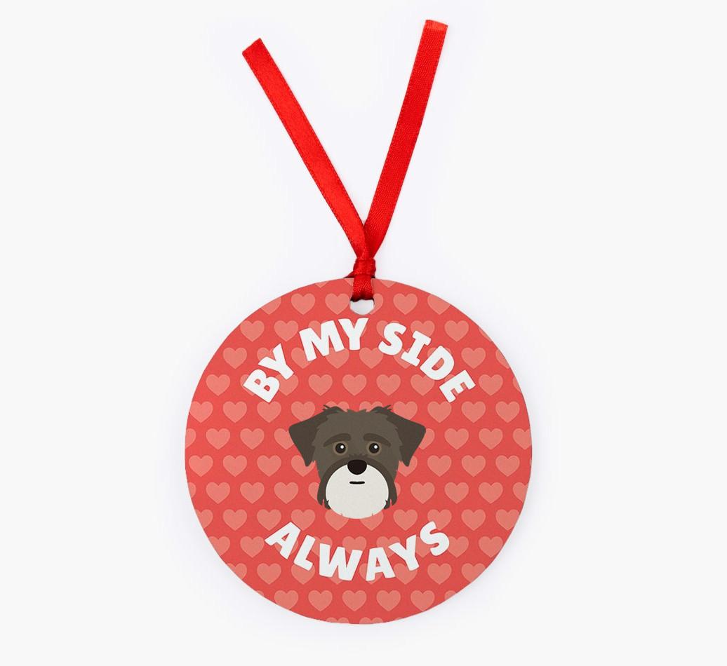 'By My Side Always' - Personalized {breedFullName} Christmas Decoration