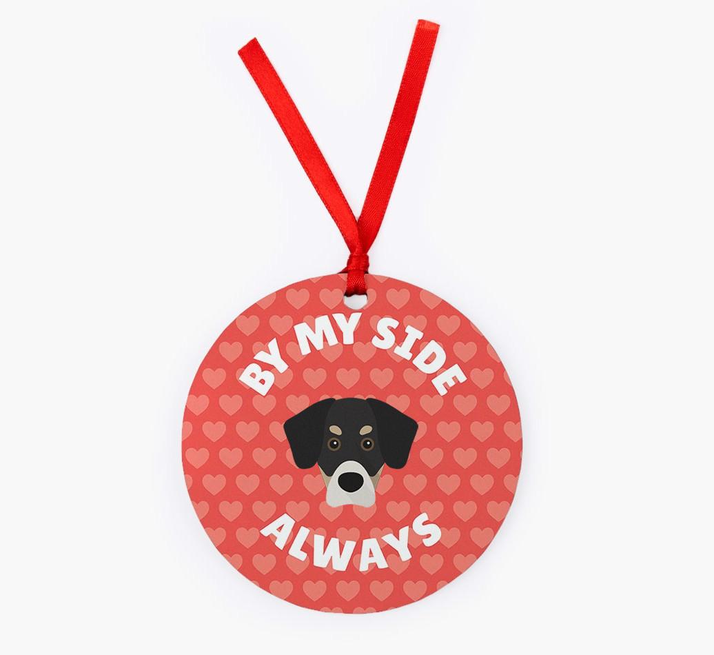 'By My Side Always' - Personalized {breedFullName} Christmas Decoration