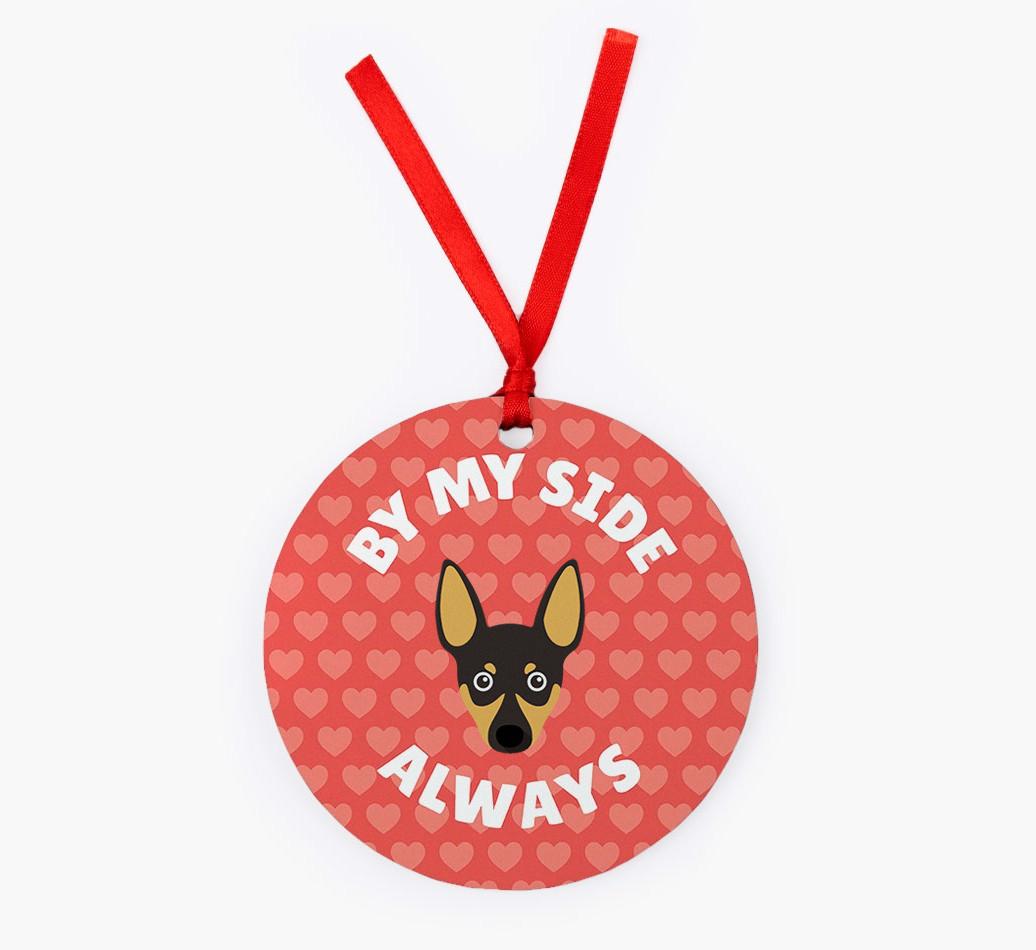 'By My Side Always' - Personalized {breedFullName} Christmas Decoration