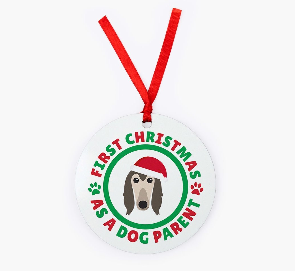 'Dog Parent' - Personalized {breedFullName} Christmas Decoration