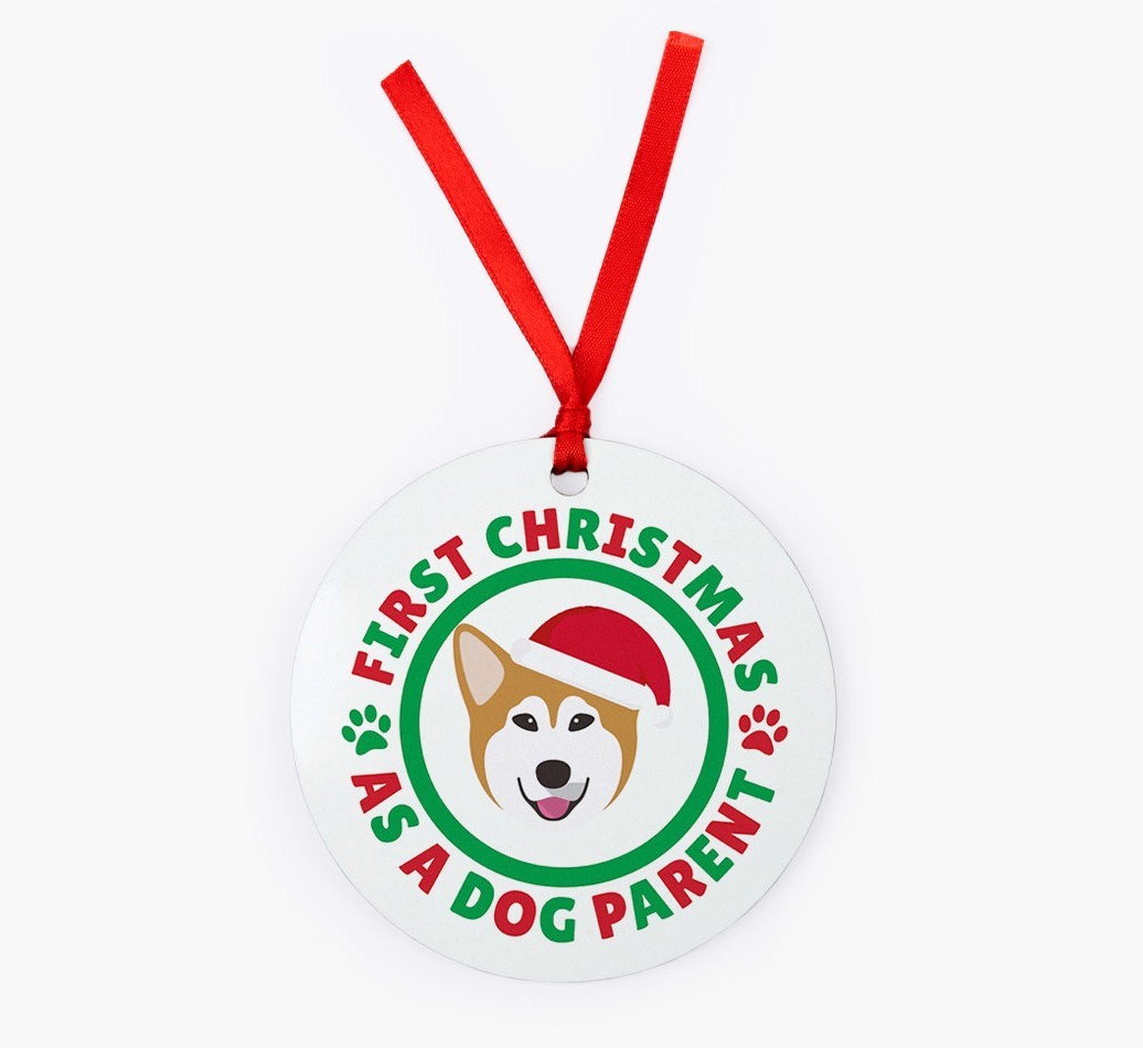 'Dog Parent' - Personalized {breedFullName} Christmas Decoration
