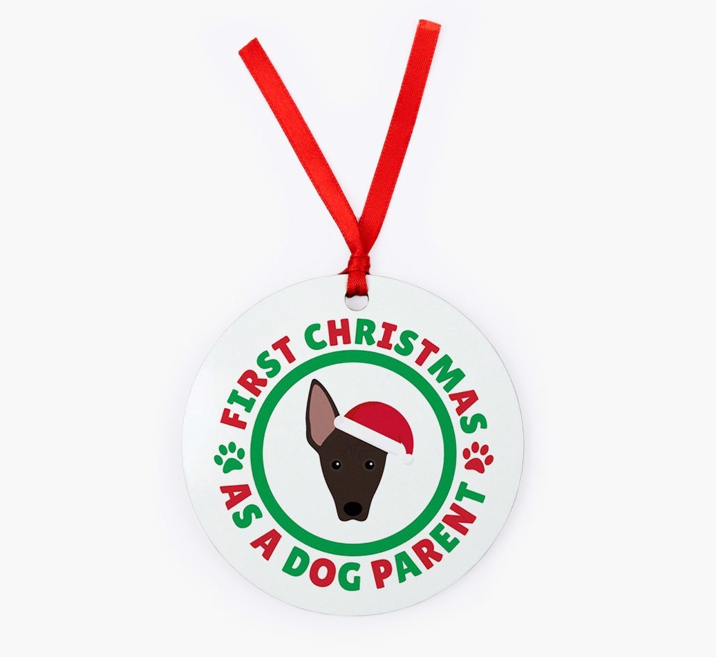 'Dog Parent' - Personalized {breedFullName} Christmas Decoration