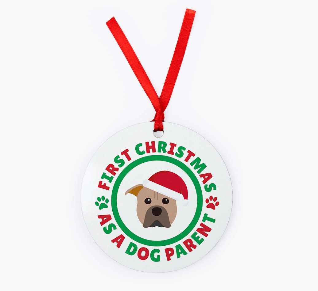 'Dog Parent' - Personalized {breedFullName} Christmas Decoration