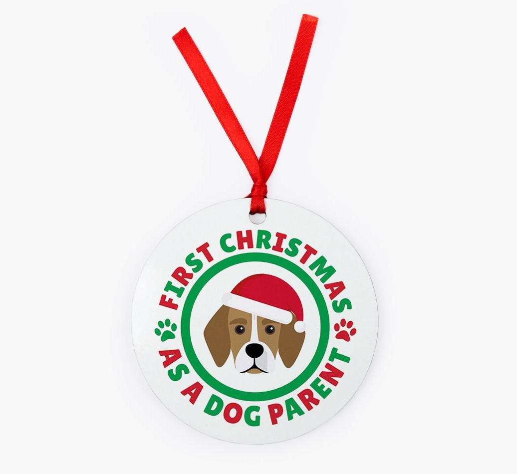 'Dog Parent' - Personalized {breedFullName} Christmas Decoration