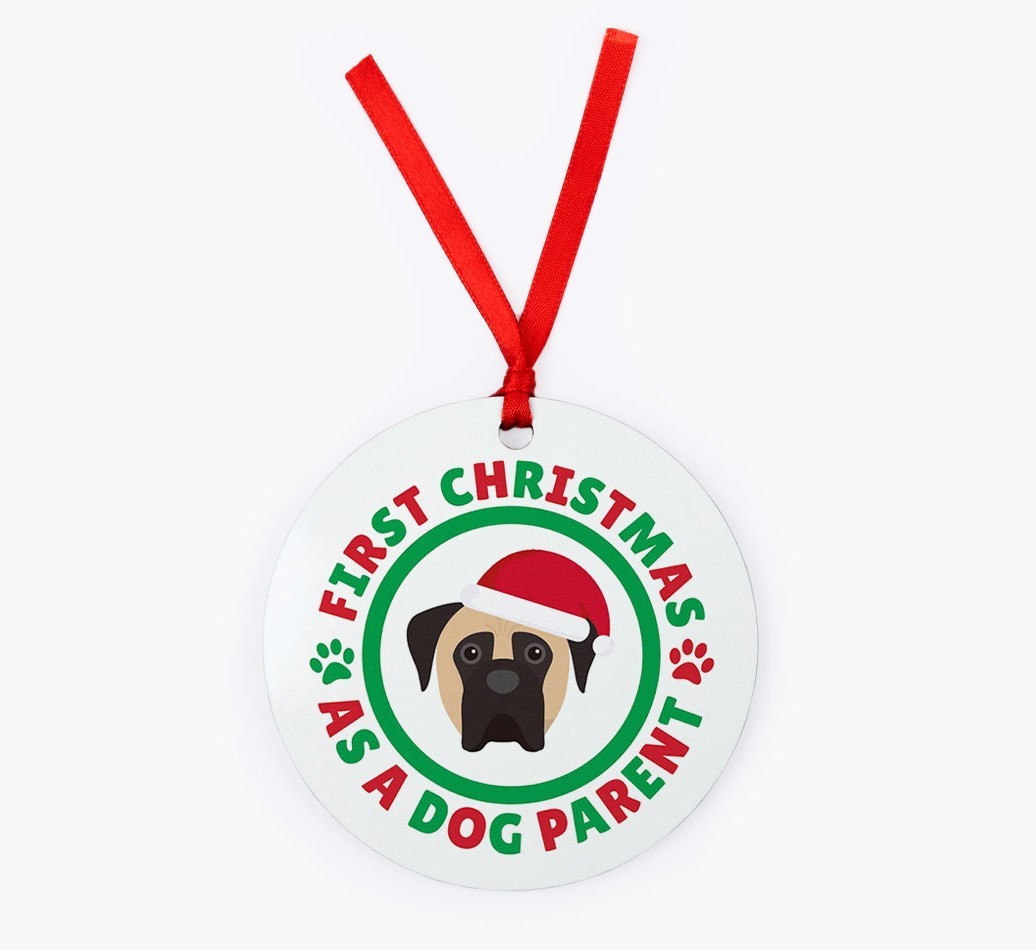 'Dog Parent' - Personalized {breedFullName} Christmas Decoration