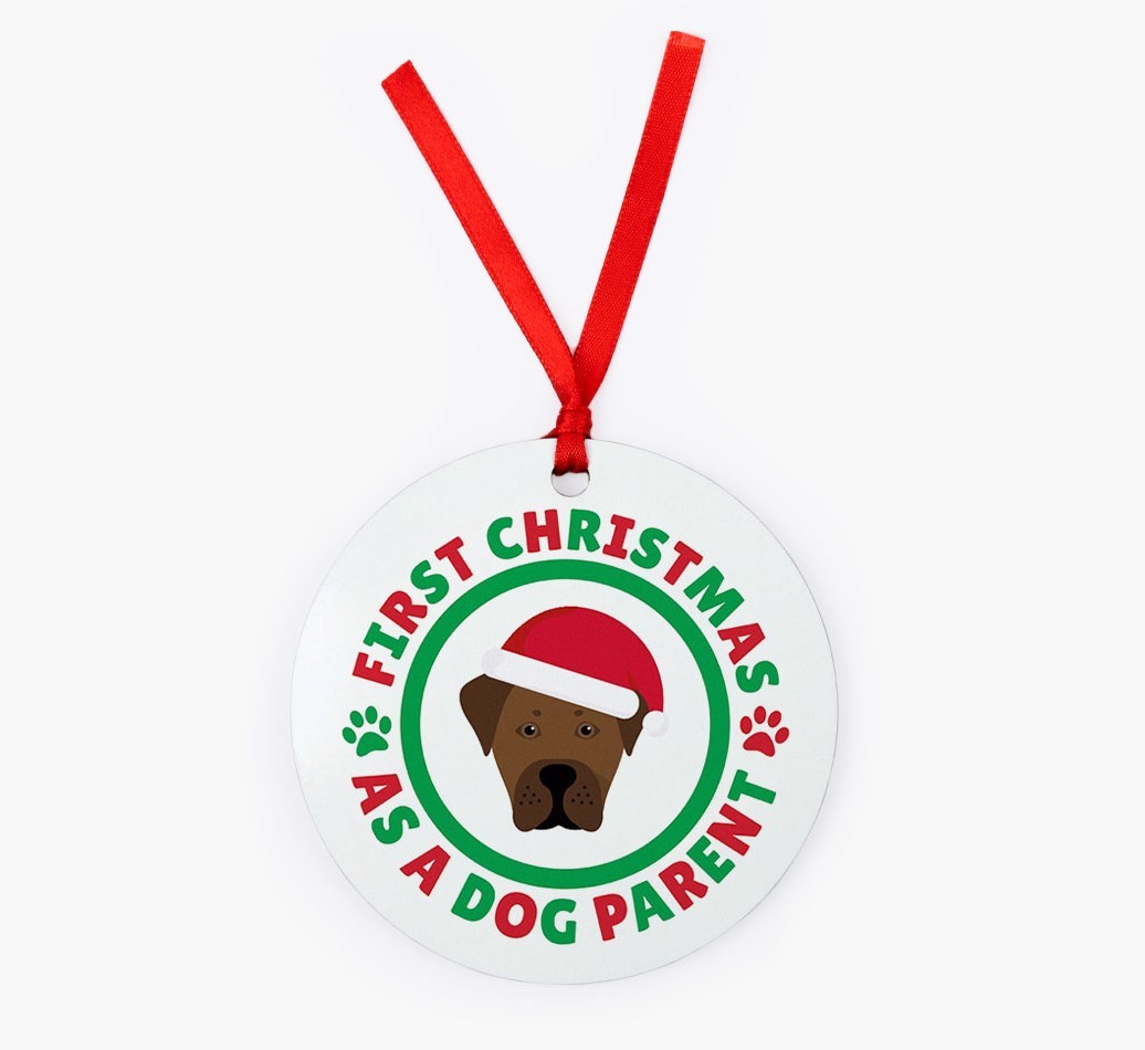 'Dog Parent' - Personalized {breedFullName} Christmas Decoration