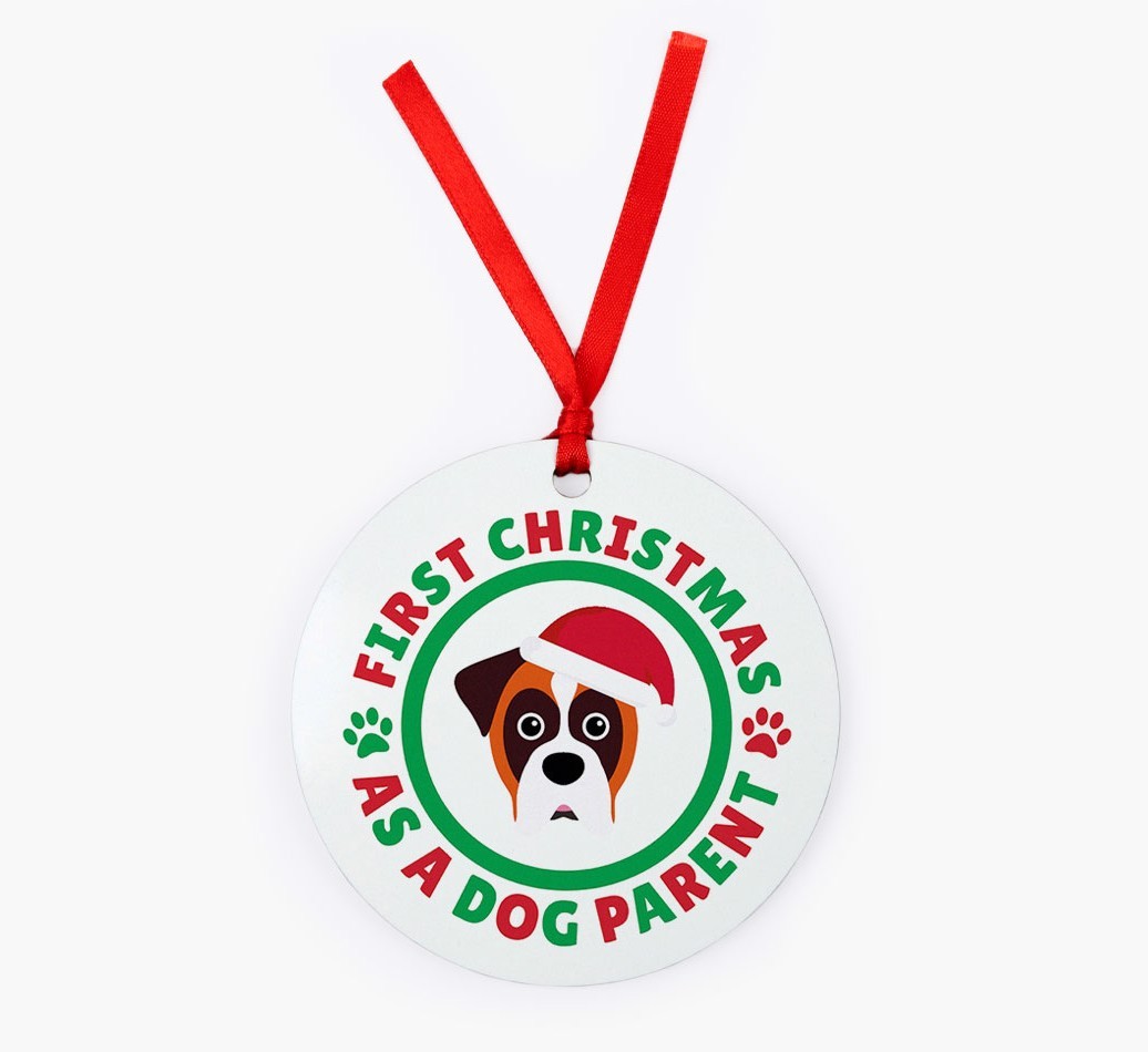 'Dog Parent' - Personalized {breedFullName} Christmas Decoration
