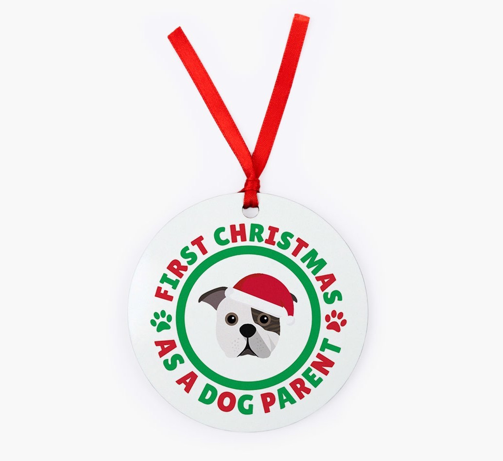 'Dog Parent' - Personalized {breedFullName} Christmas Decoration