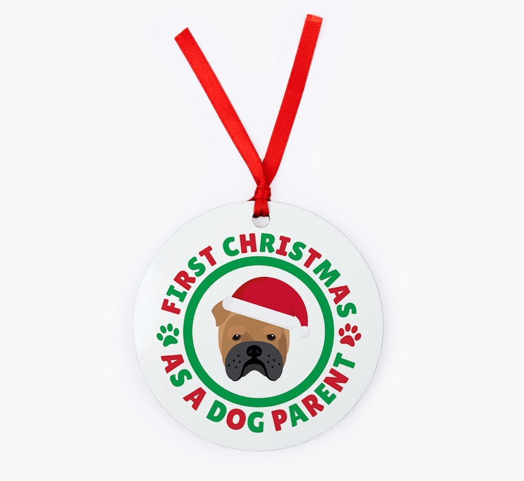 'Dog Parent' - Personalized {breedFullName} Christmas Decoration