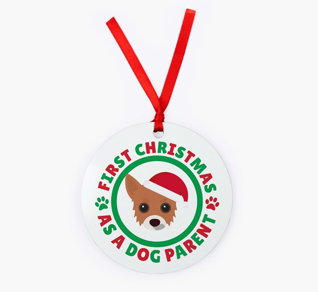 'Dog Parent' - Personalized {breedFullName} Christmas Decoration