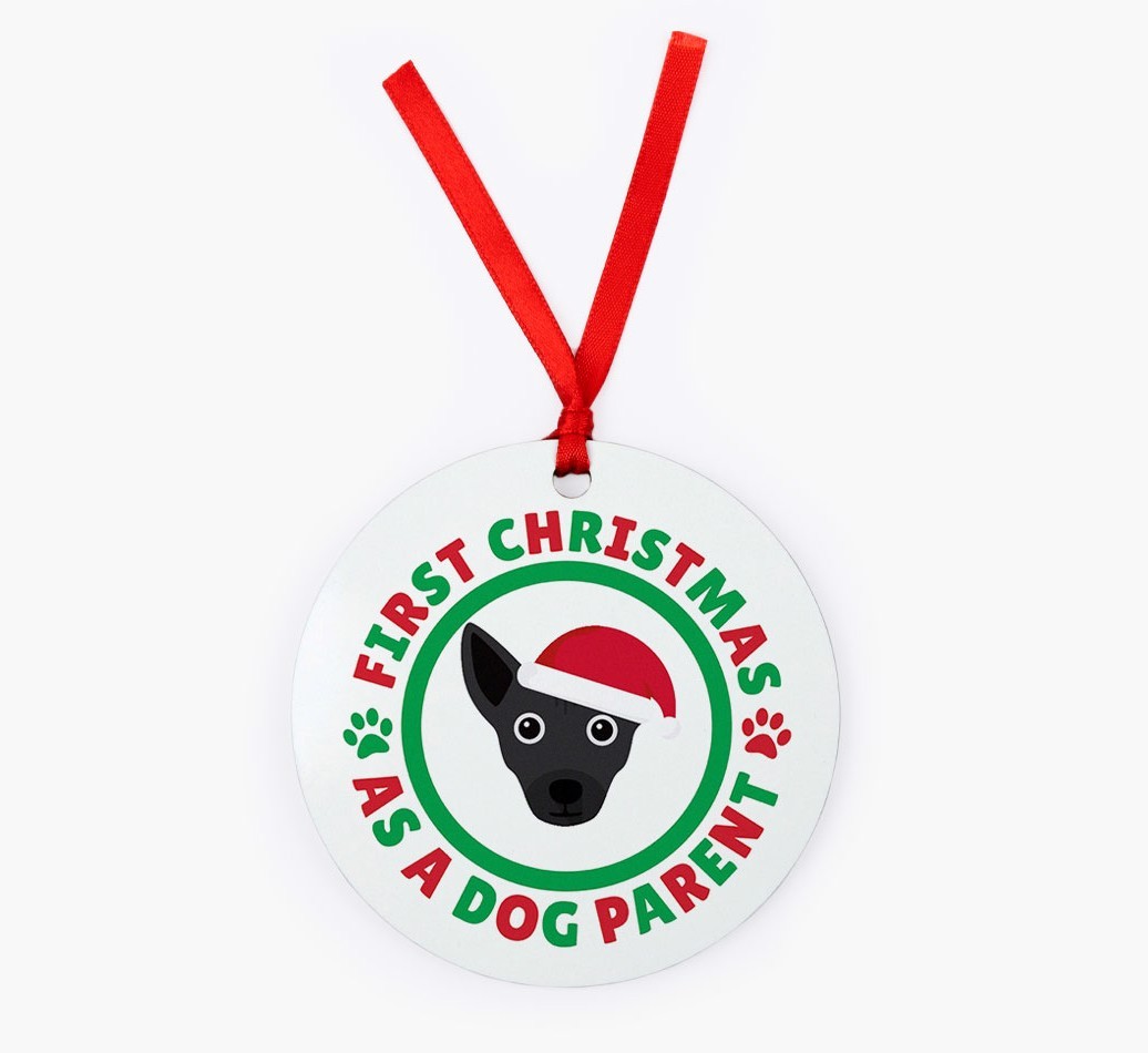 'Dog Parent' - Personalized {breedFullName} Christmas Decoration