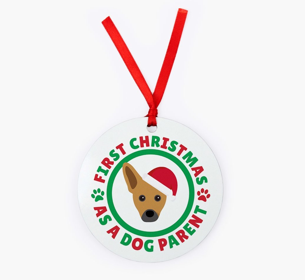 'Dog Parent' - Personalized {breedFullName} Christmas Decoration