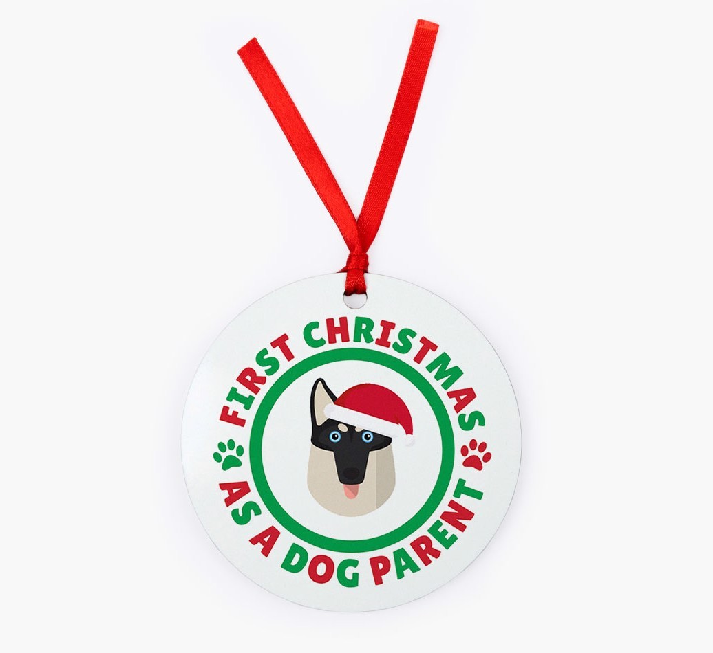 'Dog Parent' - Personalized {breedFullName} Christmas Decoration
