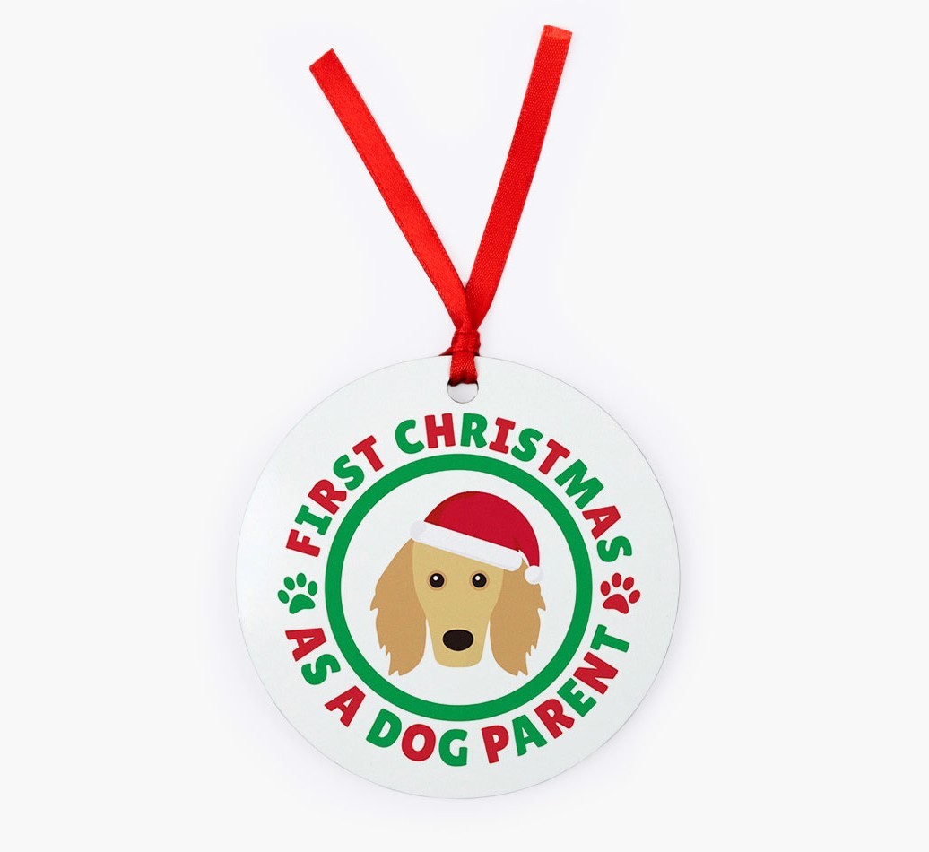'Dog Parent' - Personalized {breedFullName} Christmas Decoration