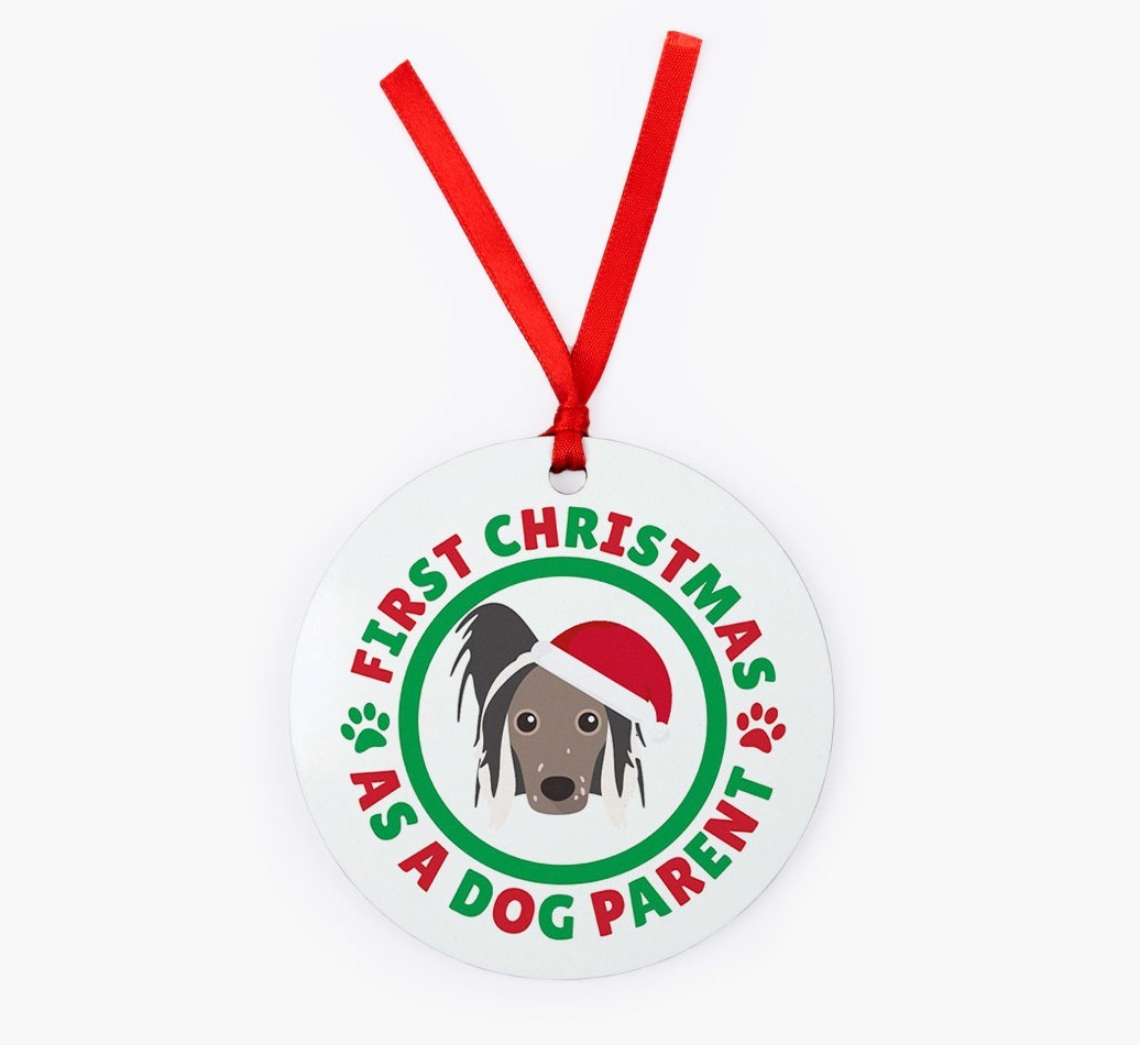 'Dog Parent' - Personalized {breedFullName} Christmas Decoration