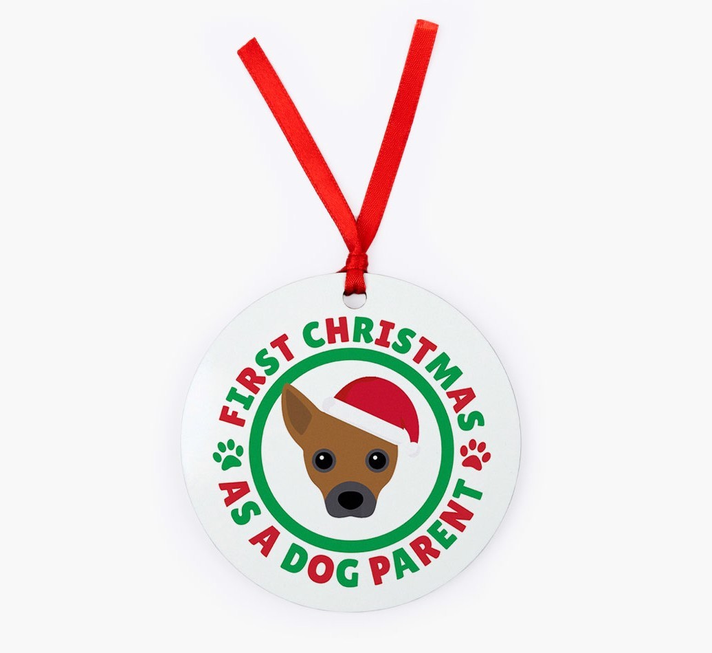 'Dog Parent' - Personalized {breedFullName} Christmas Decoration
