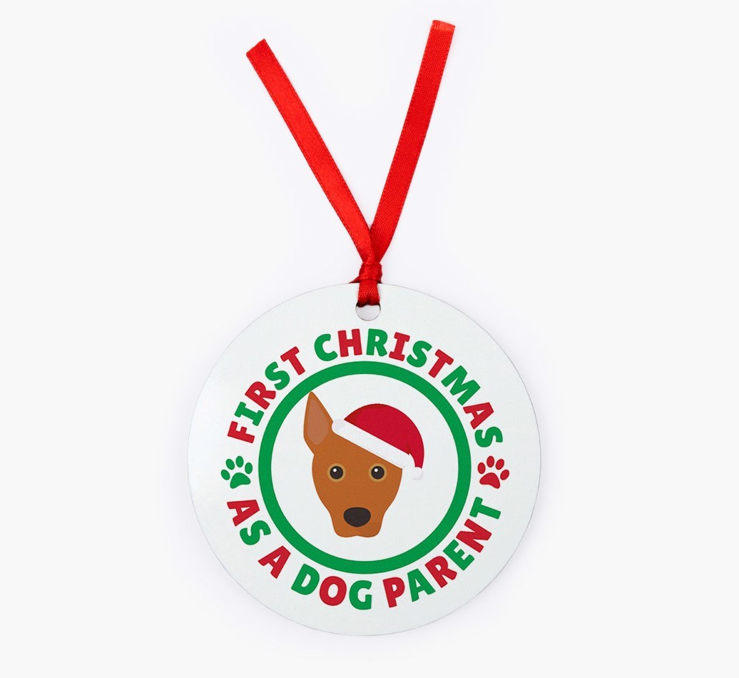 'Dog Parent' - Personalized {breedFullName} Christmas Decoration