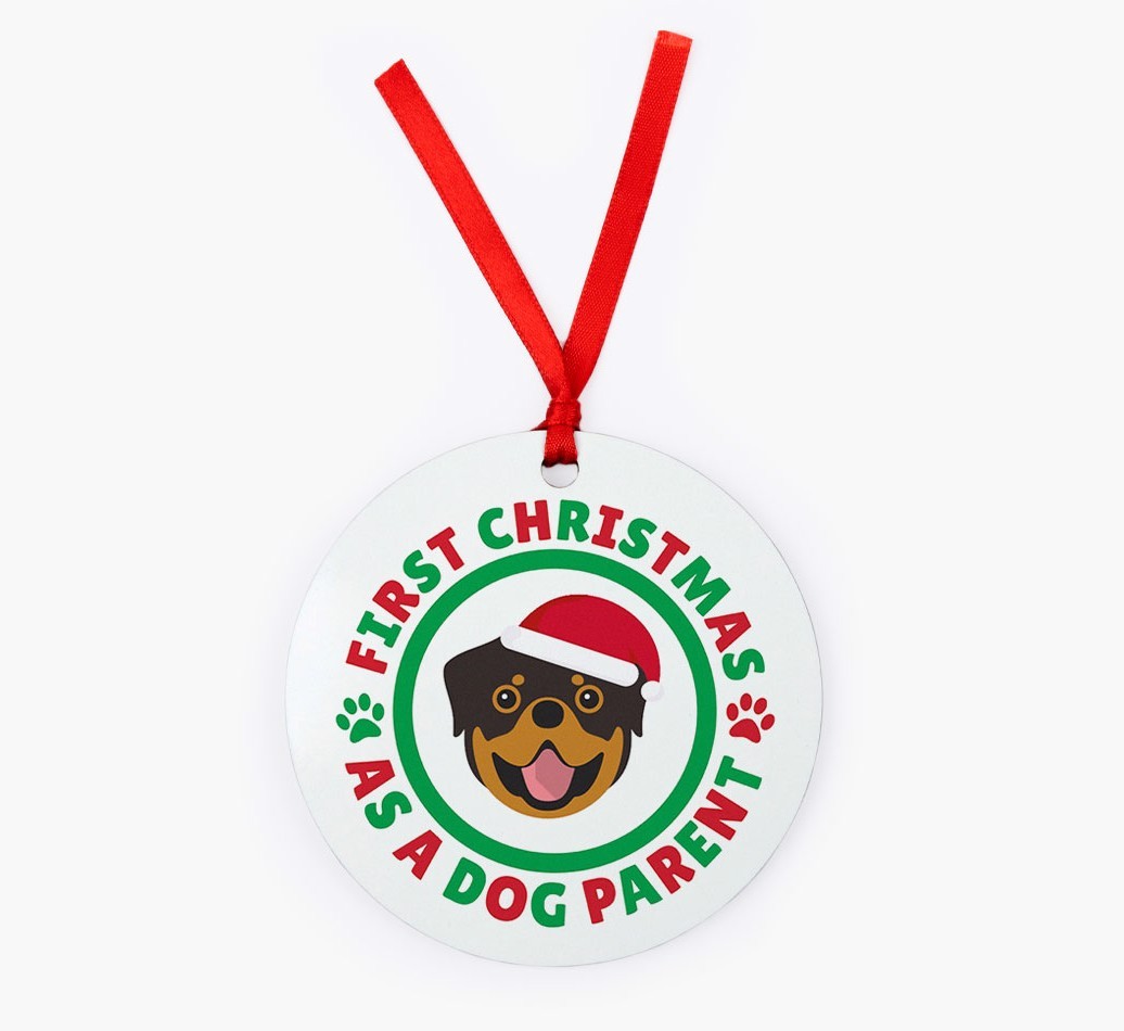 'Dog Parent' - Personalized {breedFullName} Christmas Decoration