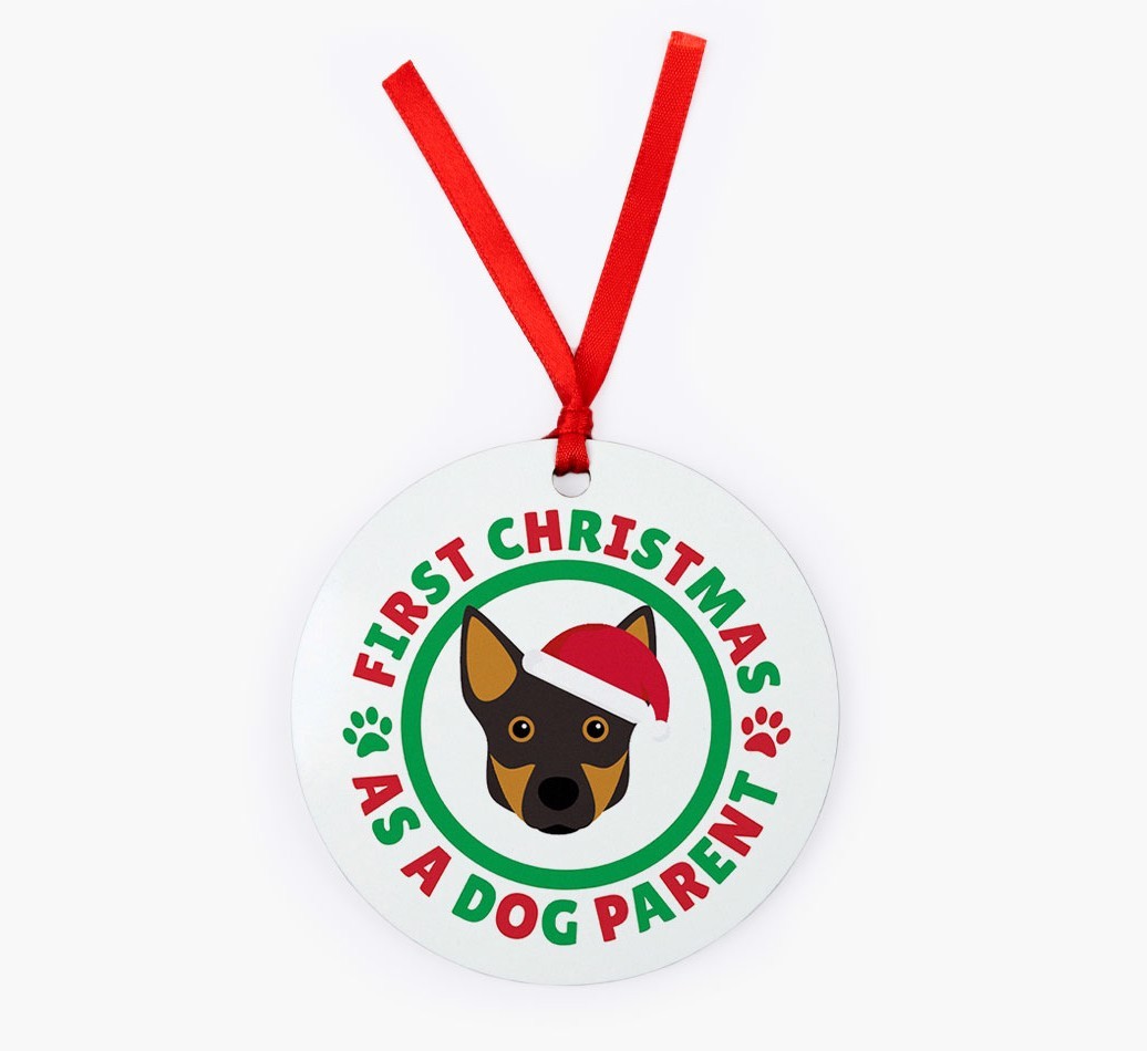 'Dog Parent' - Personalized {breedFullName} Christmas Decoration