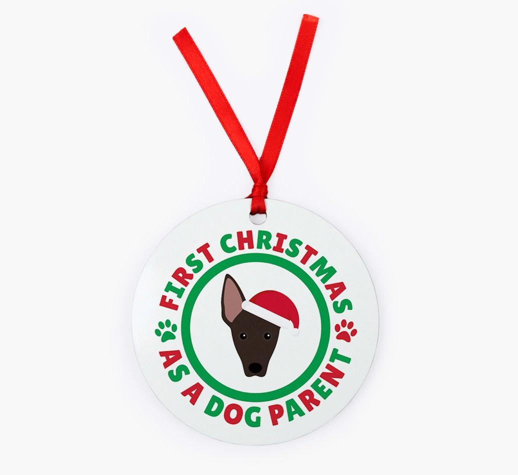 'Dog Parent' - Personalized {breedFullName} Christmas Decoration