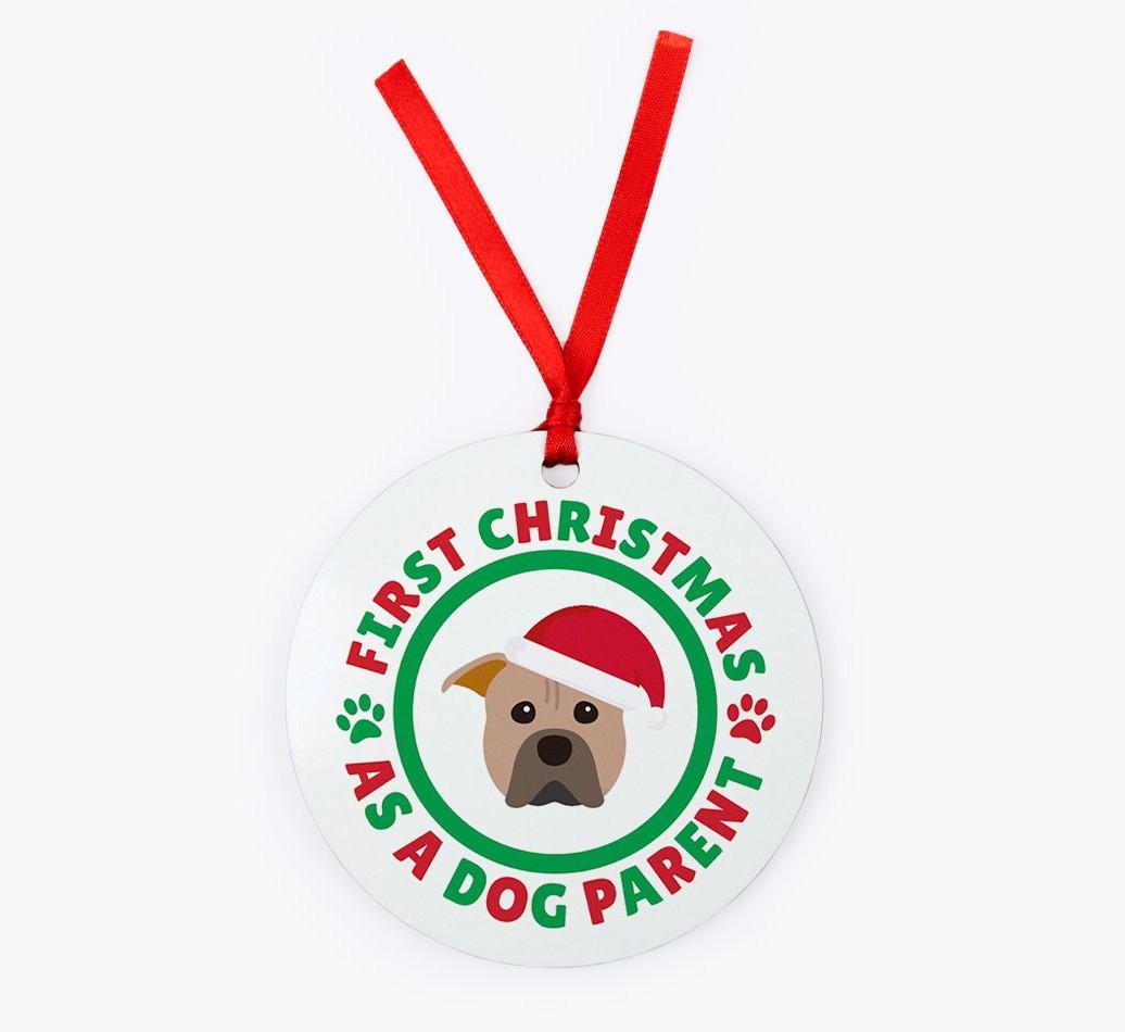 'Dog Parent' - Personalized {breedFullName} Christmas Decoration