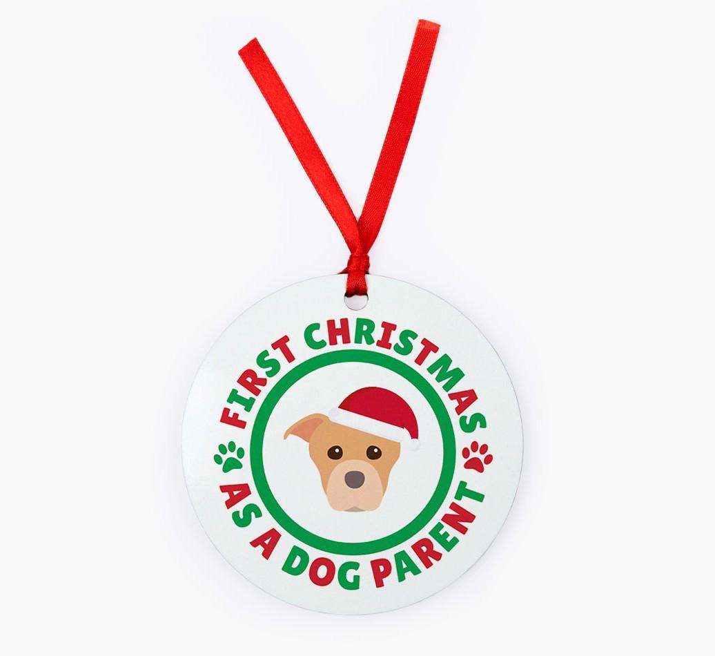 'Dog Parent' - Personalized {breedFullName} Christmas Decoration