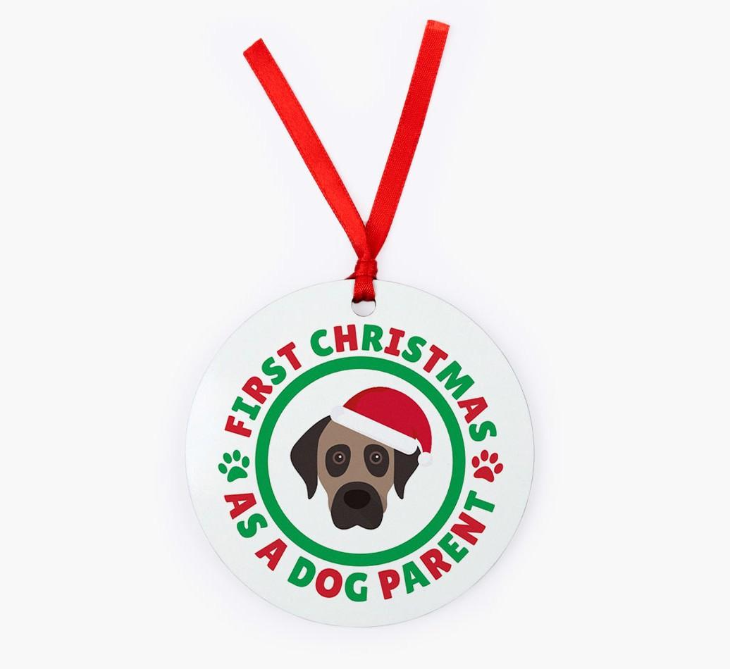'Dog Parent' - Personalized {breedFullName} Christmas Decoration