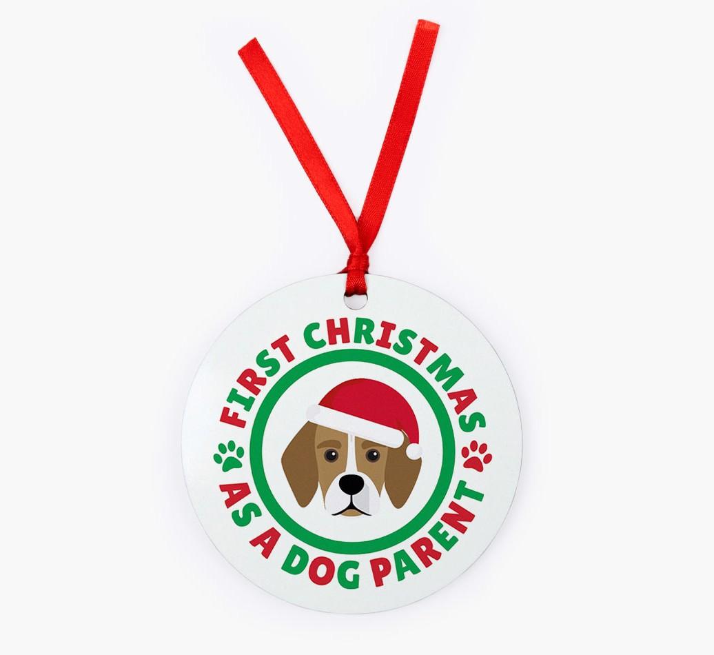 'Dog Parent' - Personalized {breedFullName} Christmas Decoration