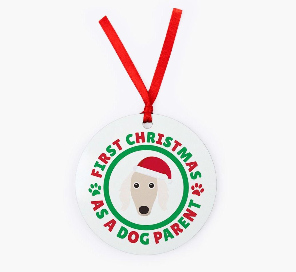 'Dog Parent' - Personalized {breedFullName} Christmas Decoration