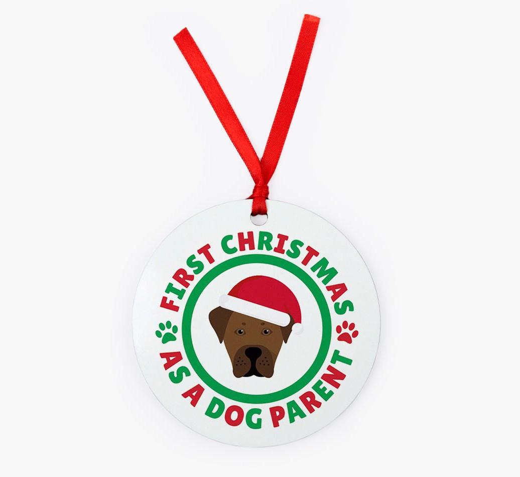 'Dog Parent' - Personalized {breedFullName} Christmas Decoration