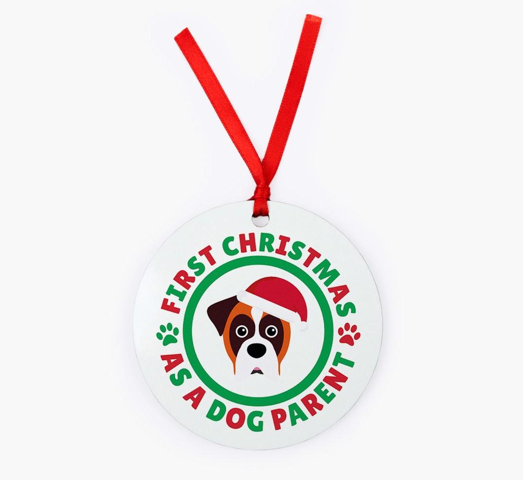 'Dog Parent' - Personalized {breedFullName} Christmas Decoration