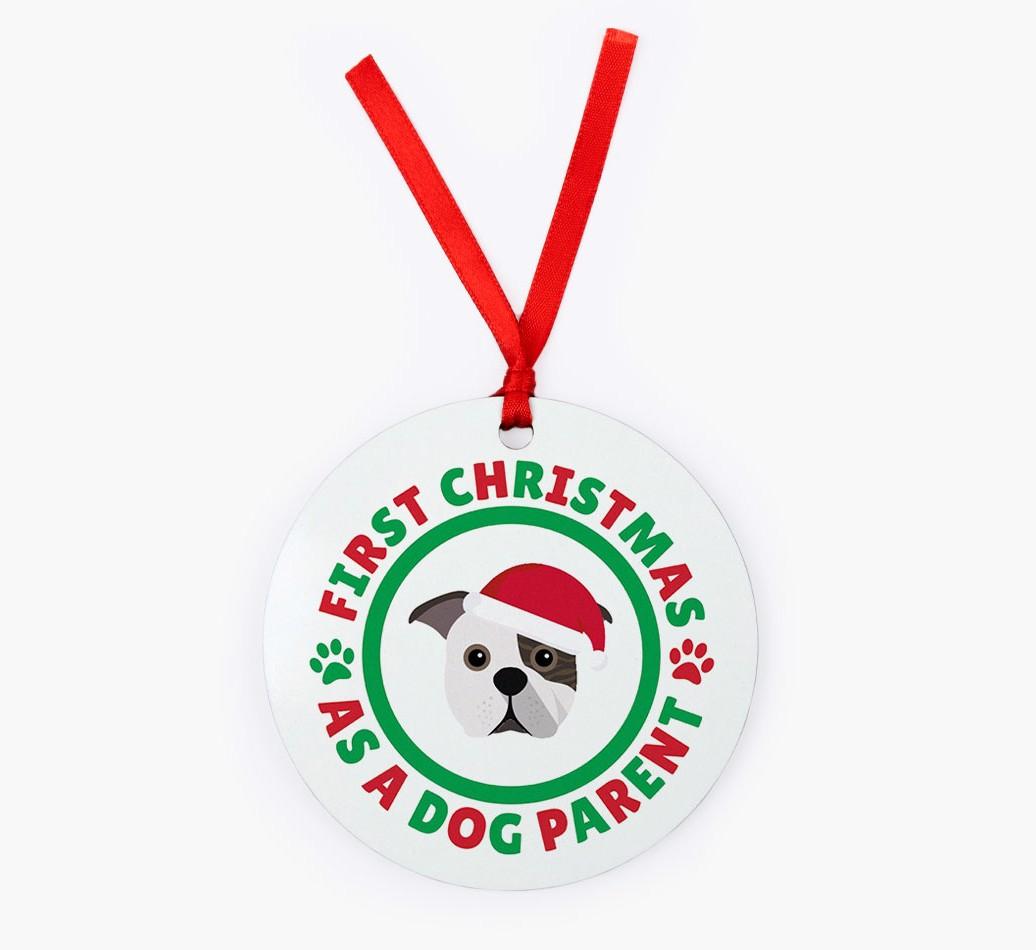 'Dog Parent' - Personalized {breedFullName} Christmas Decoration